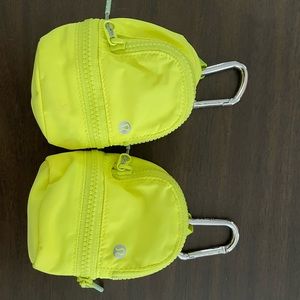 2 NWOT Lululemon City Adventurer Backpack Nano in Electric Lemon